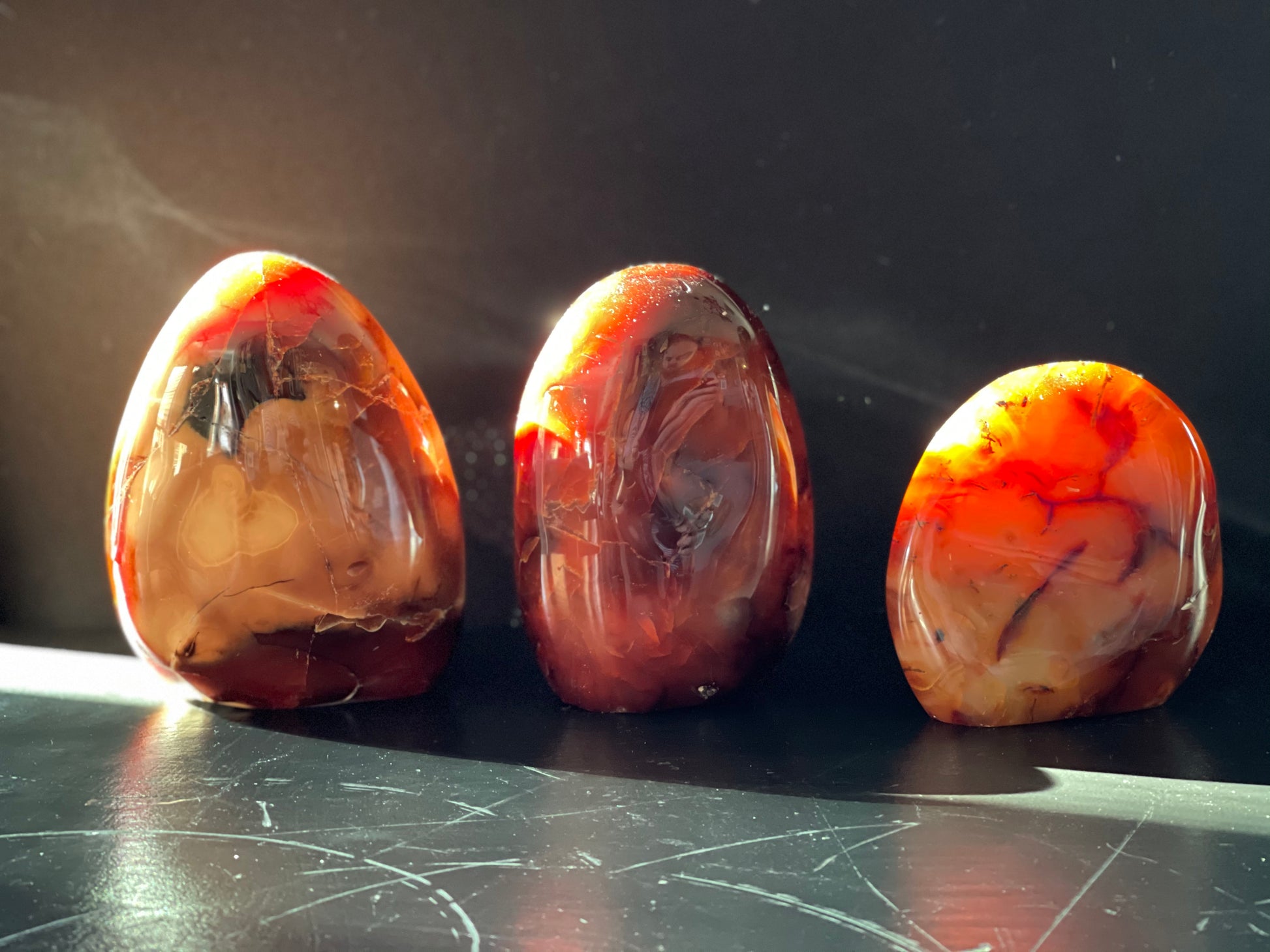Carnelian healing crystals on sageandsalt.com