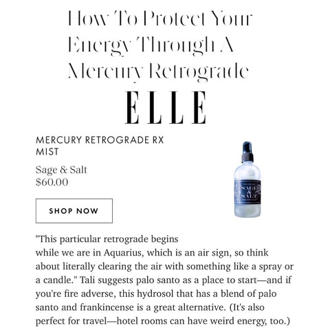 Elle Magazine Mercury Retrograde